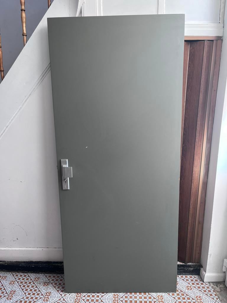 Brandwerende verfdeur met 3-puntsluiting | 92x211,5 cm, Doe-het-zelf en Bouw, Ophalen, 80 tot 100 cm, Binnendeur, Zo goed als nieuw