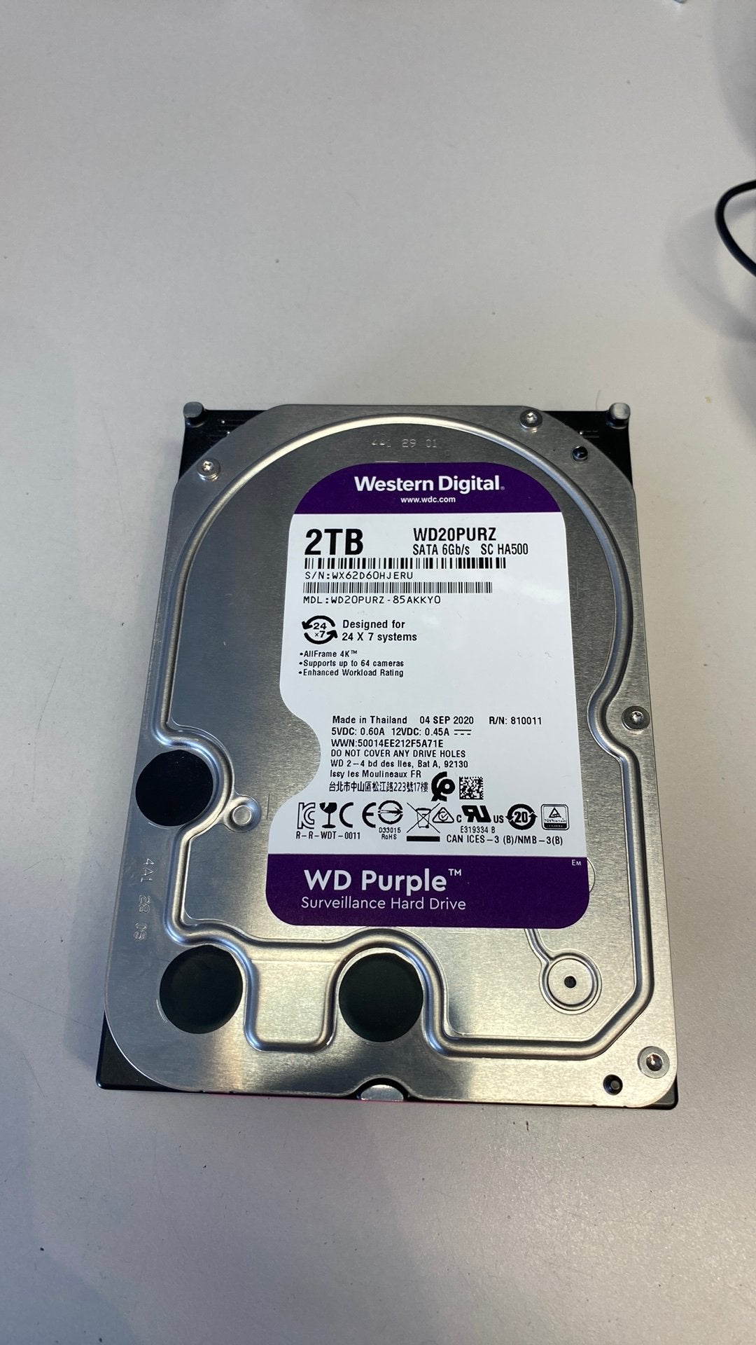 Harde schijf 2tb, Computers en Software, Harde schijven, Intern, Gebruikt, Ophalen of Verzenden, 2tb