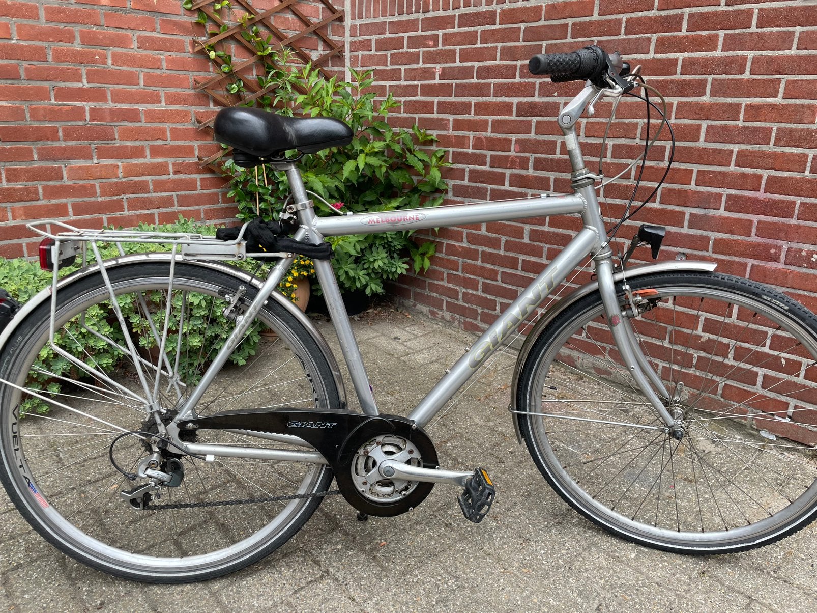 Herenfiets Te koop, Fietsen en Brommers, Ophalen, Velgrem, Versnellingen, Giant