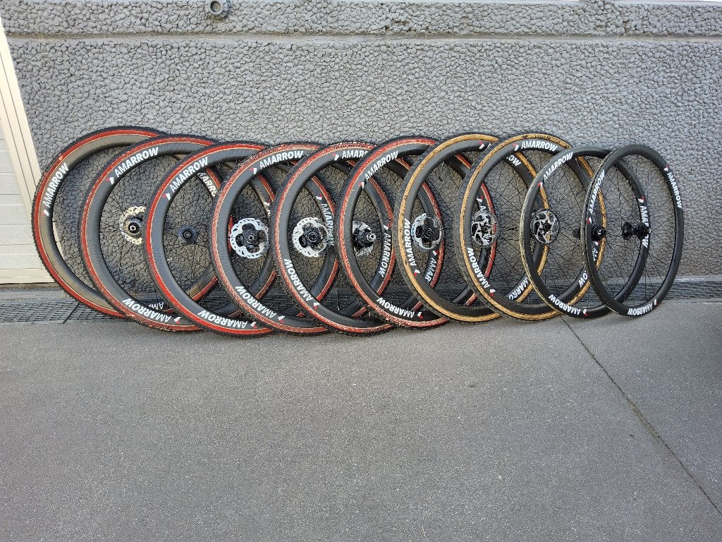 Amarrow tubewielen, Gebruikt, Gravelbike, Carbon, Ophalen