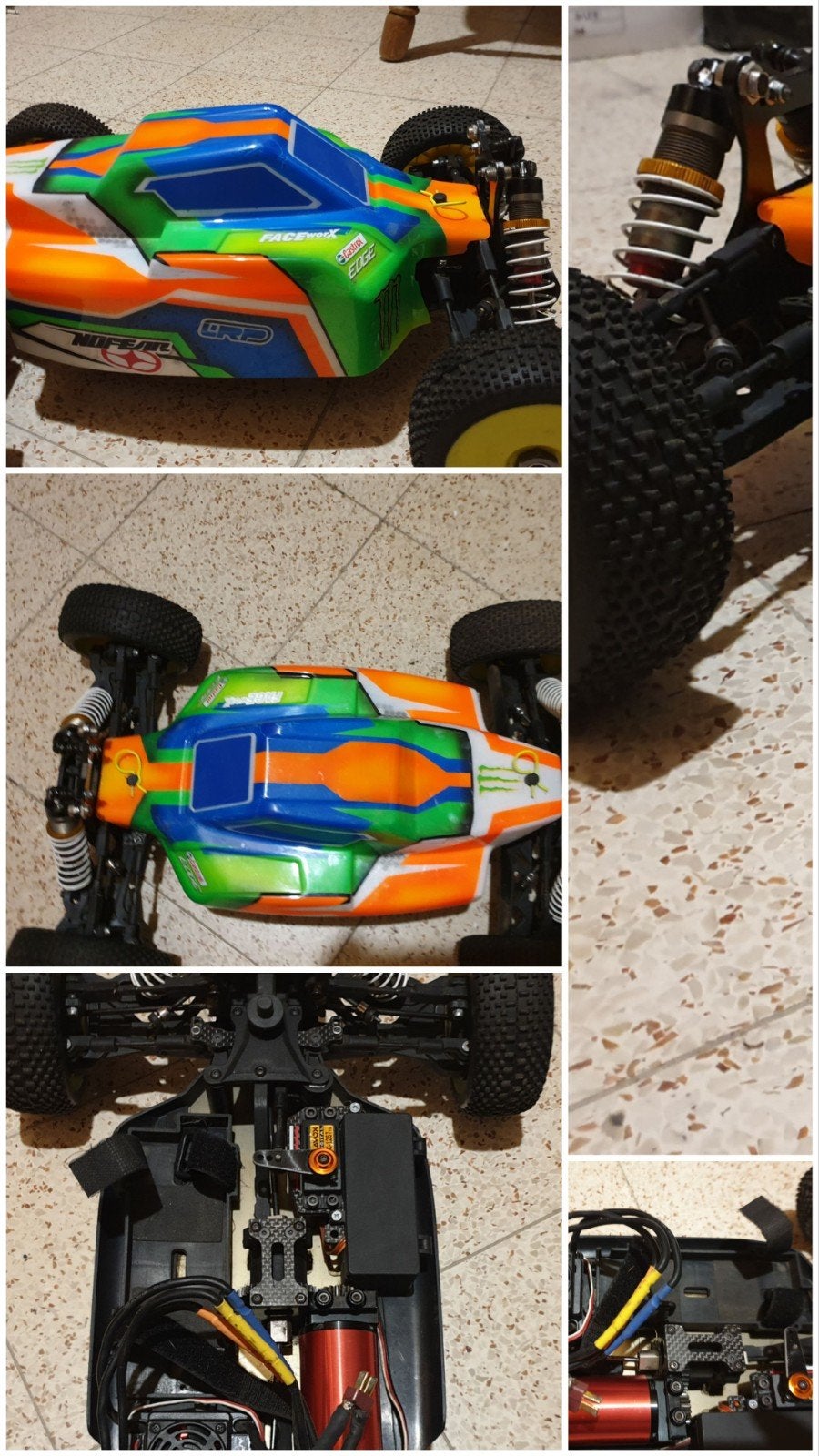 intech br6     1/8    rc buggy, Ophalen of Verzenden