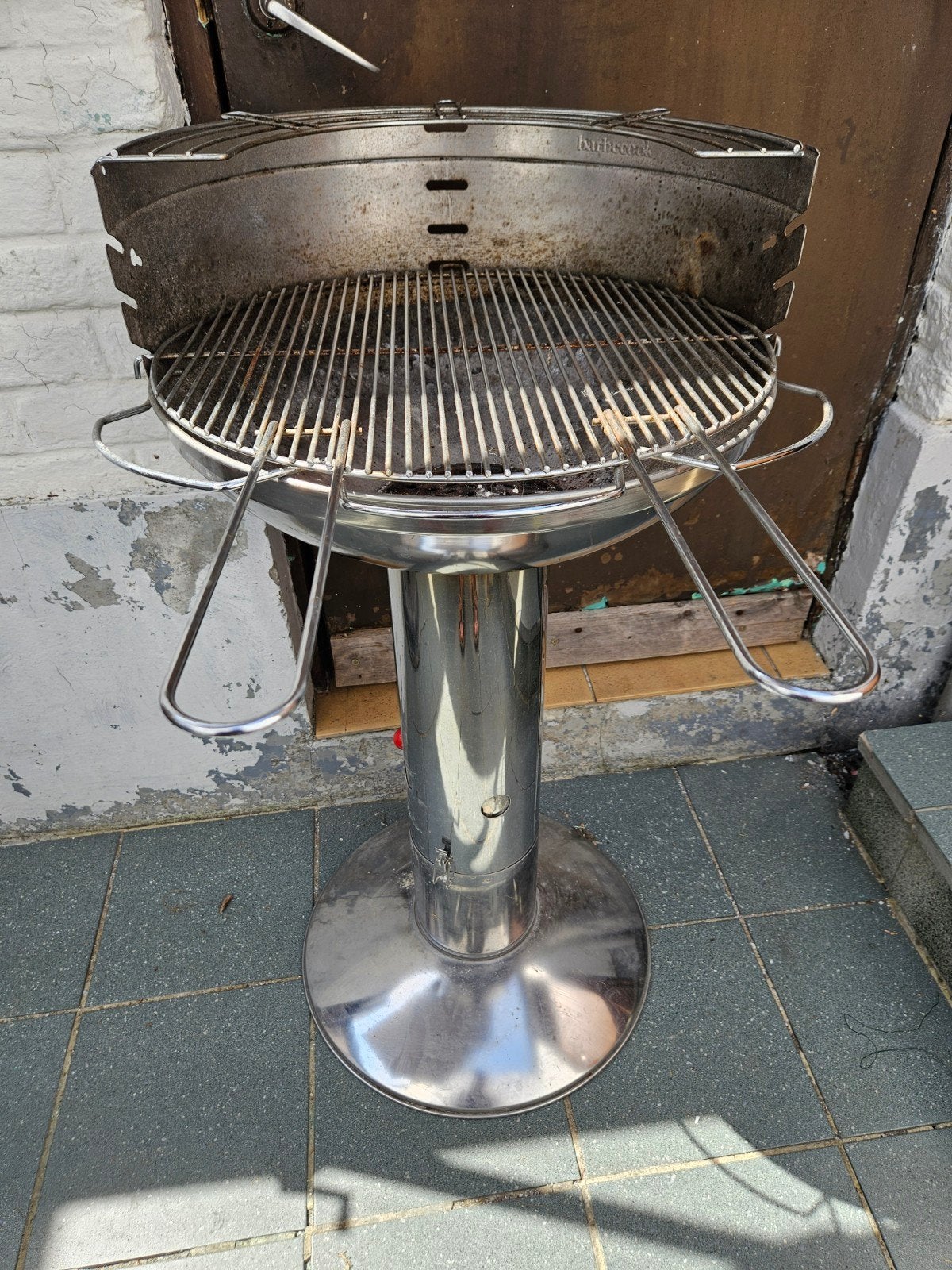Barbecue inox en bon état général, Jardin & Terrasse, Enlèvement