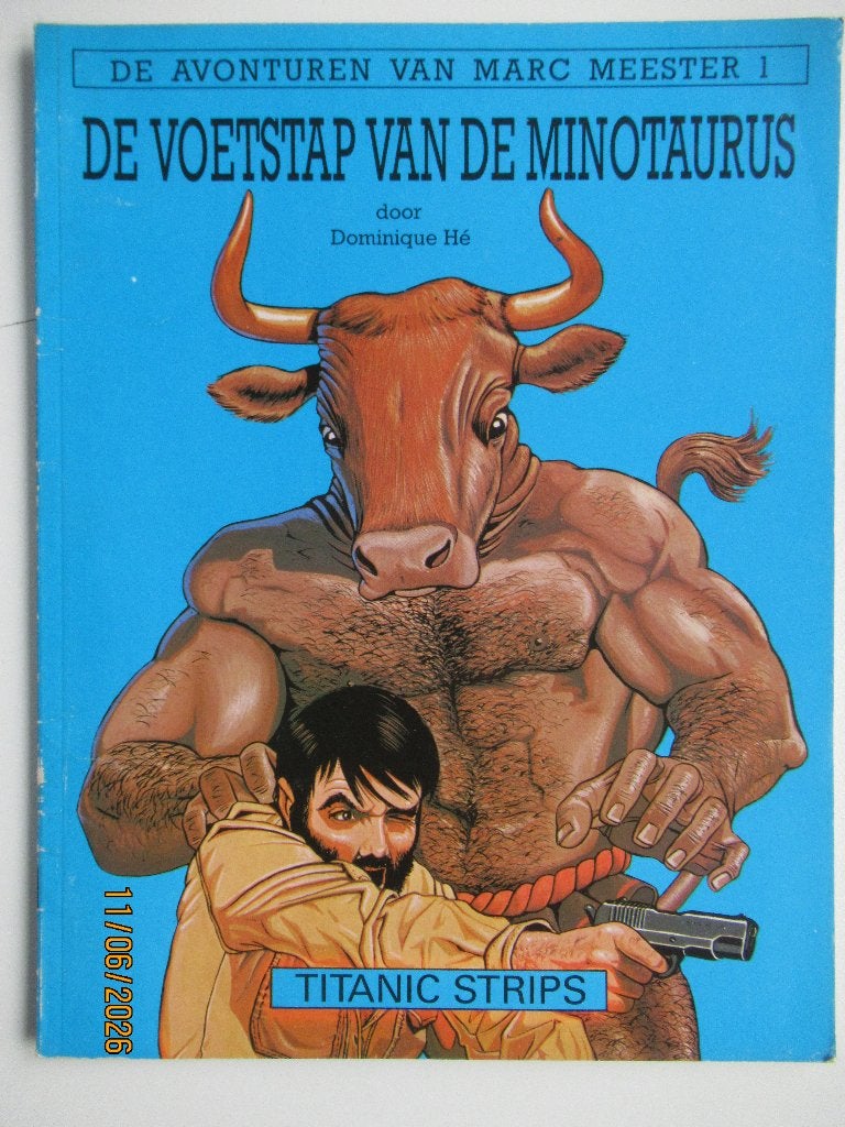 marc meester...nr.1..de voetstap van de minotaurus, Ophalen of Verzenden, Gelezen