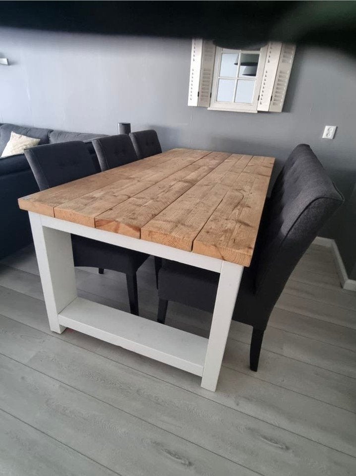 Steigerhouten tafel, Huis en Inrichting, Ophalen