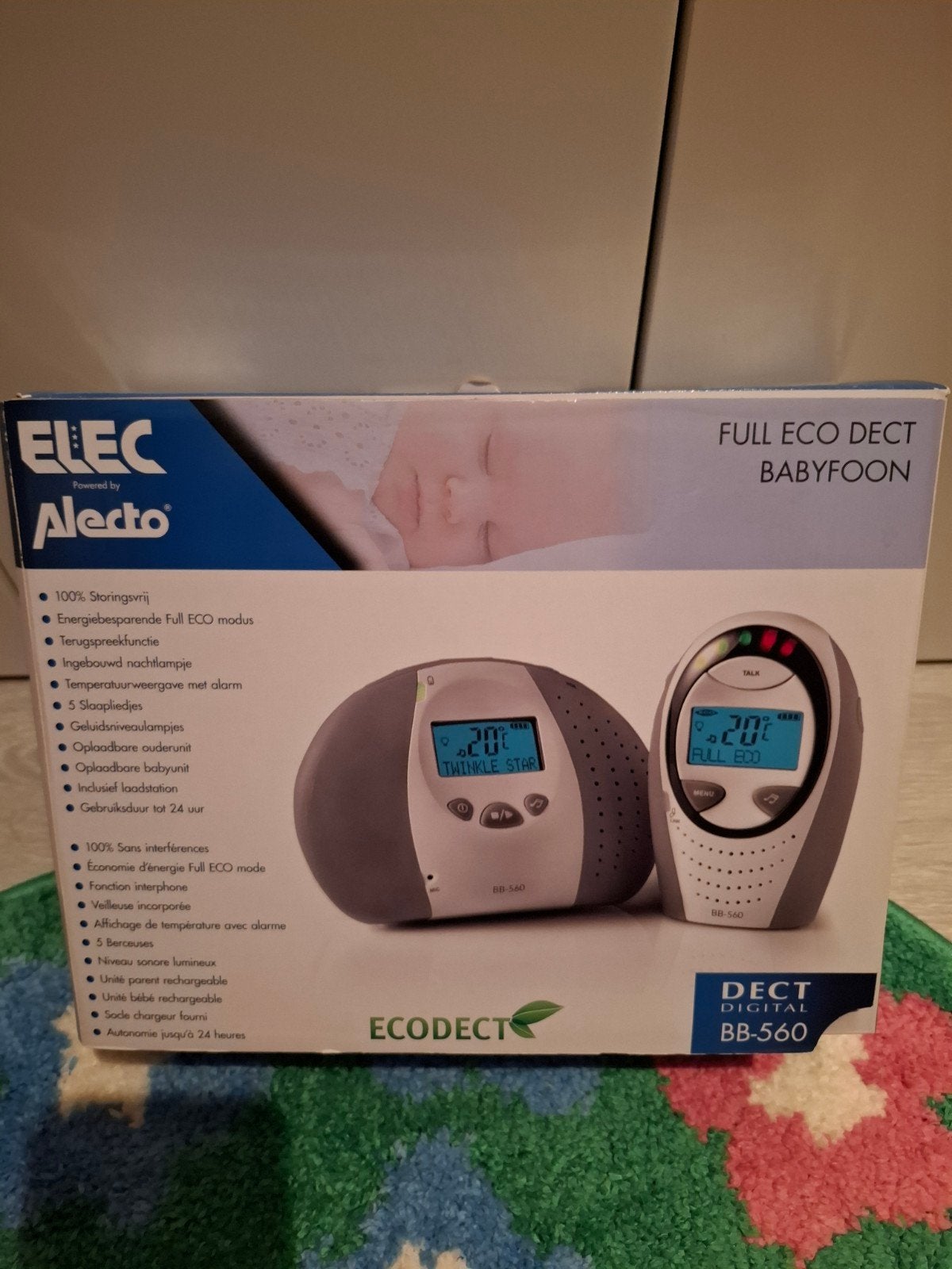 babyfoon, Ophalen, Zo goed als nieuw, Terugspreekfunctie
