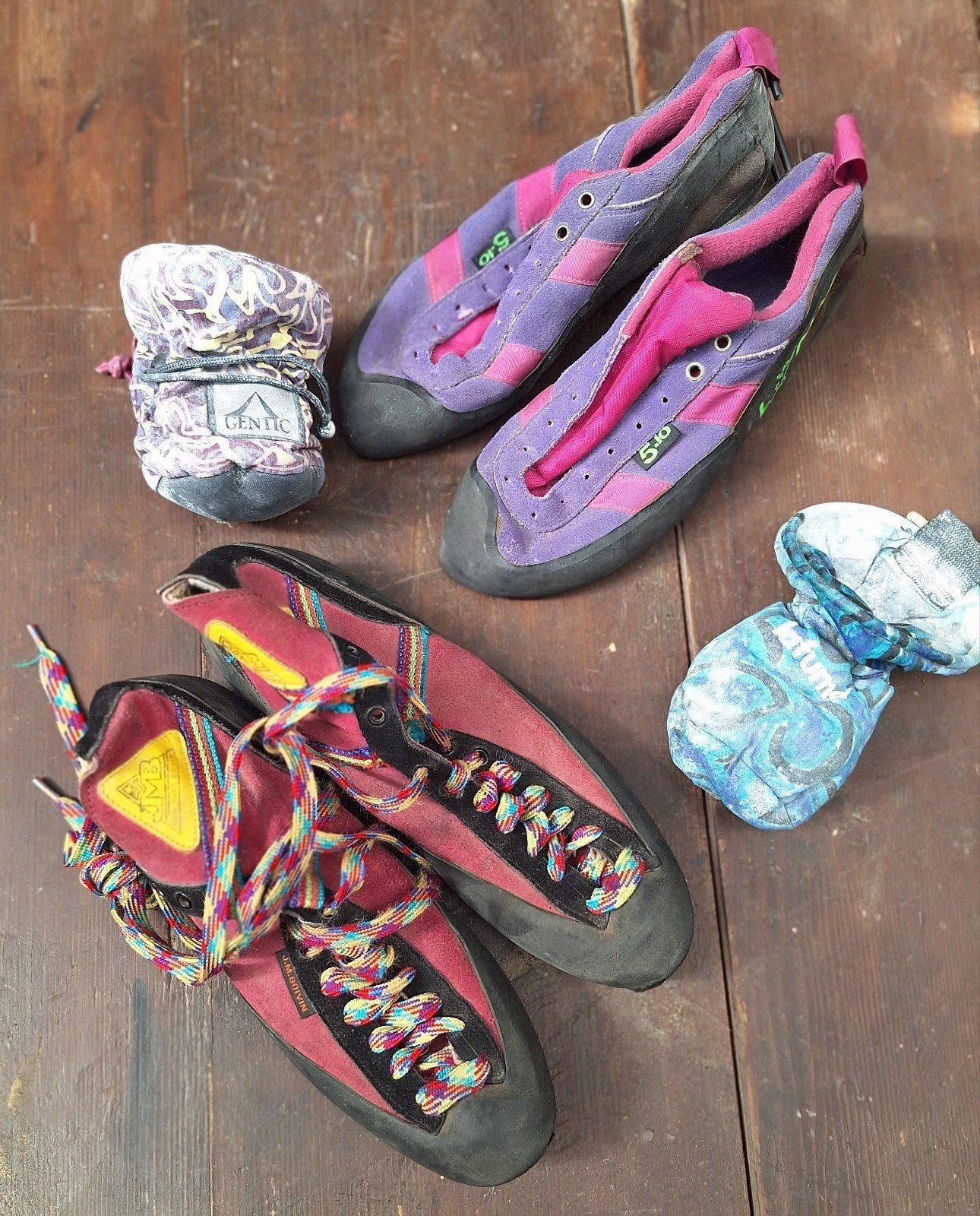 chaussons d'escalade taille 44-45, Enlèvement