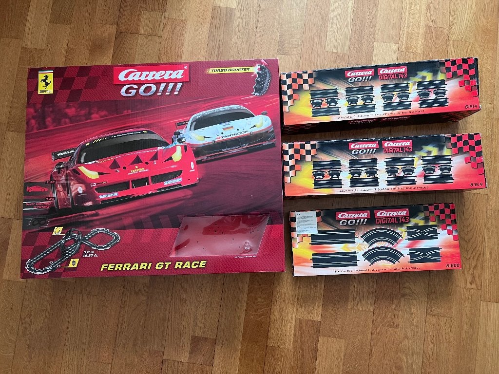 Carrera go koersbaan met 6 auto’s, Ophalen, Racebaan, Carrera, Zo goed als nieuw