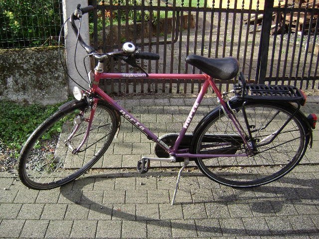 Kot-station-stads, Norta herenfiets 15€ (zo meenemen), Vitesses, Frein sur jante, Enlèvement, 53 à 57 cm