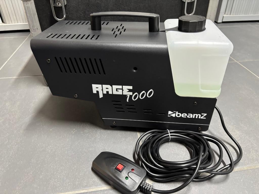 Machine à Fumée BeamZ Rage 1000 + flightcase, Enlèvement, Neuf, Autres types, Couleur