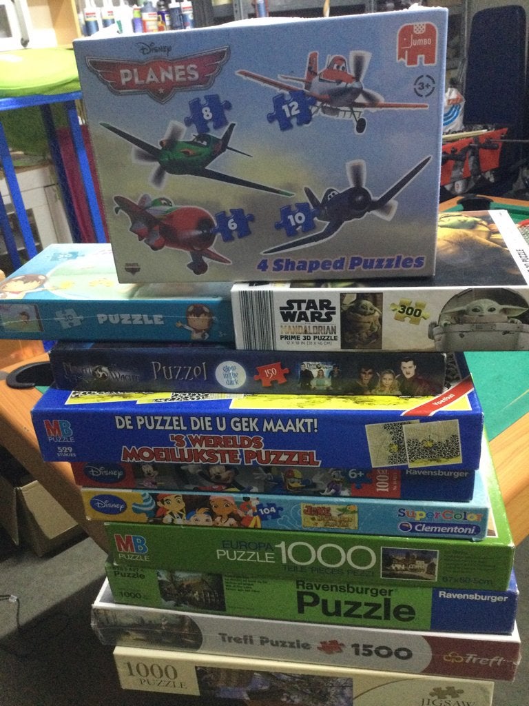 Puzzels volwassen en kinderen, Hobby en Vrije tijd, Denksport en Puzzels, Ophalen