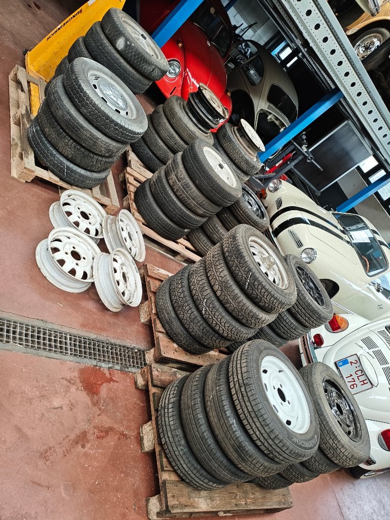 Grand lot de roues et jantes Volkswagen Beetle, 15 pouces, Pneus et Jantes, Véhicule de tourisme, Pneus été