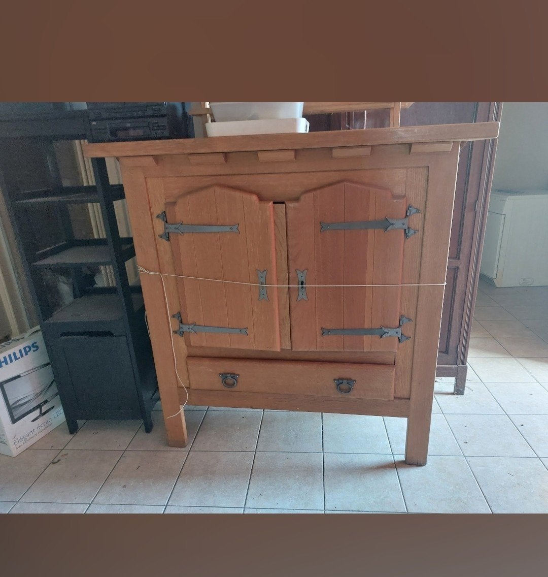 Meuble de bar, Maison & Meubles, Enlèvement, Utilisé, Chêne, Retro