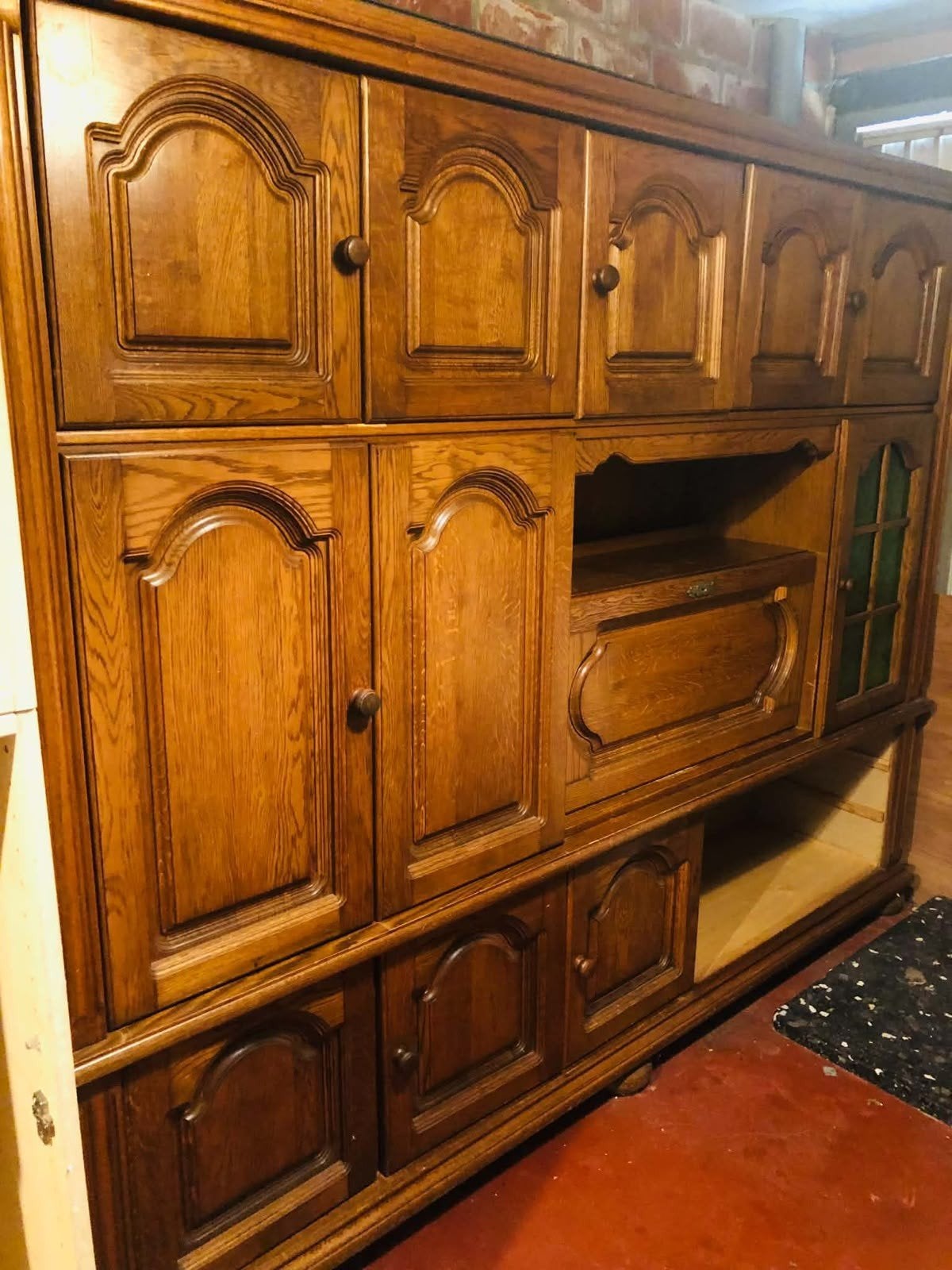 massief houten kast gratis, Ophalen