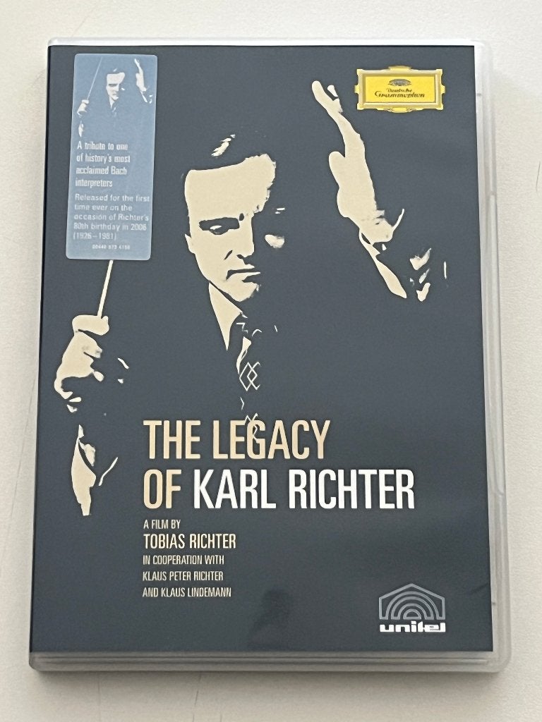 Karl Richter – The legacy of (DVD), CD & DVD, DVD | Musique & Concerts, Enlèvement ou Envoi, Tous les âges, Utilisé, Concert