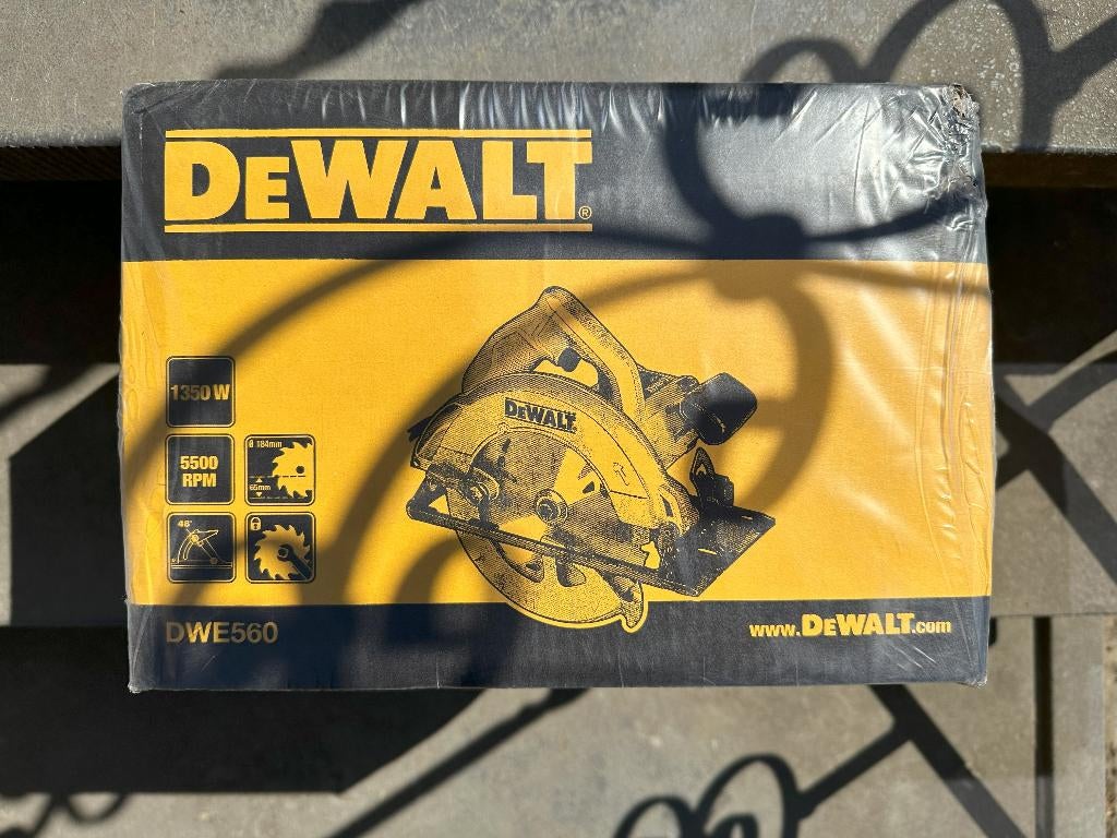 DeWalt DWE560 65mm DOC Compacte Cirkelzaag 184 mm NIEUW, Ophalen, Cirkelzaag, Nieuw, Dewalt