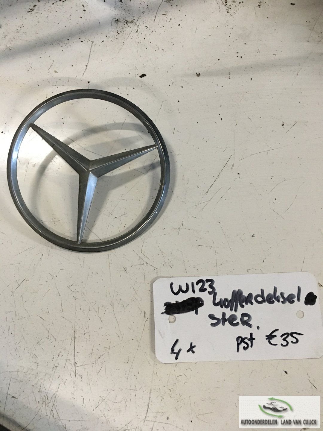 Mercedes W123 Kofferbak Ster, -, Utilisé, -, -