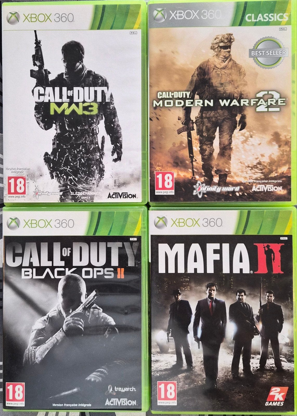Jeux xbox 360, Enlèvement ou Envoi, Utilisé, À partir de 18 ans