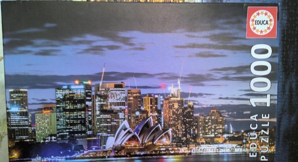 Educa Sydney puzzel van 1000 p, Ophalen of Verzenden, 500 t/m 1500 stukjes, Zo goed als nieuw, Legpuzzel