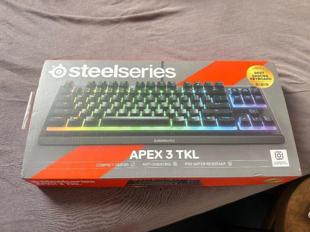 SteelSeries Apex 3 TKL | Gaming Keyboard | RGB Verlichting, Computers en Software, Toetsenborden, Gaming toetsenbord, Ophalen of Verzenden