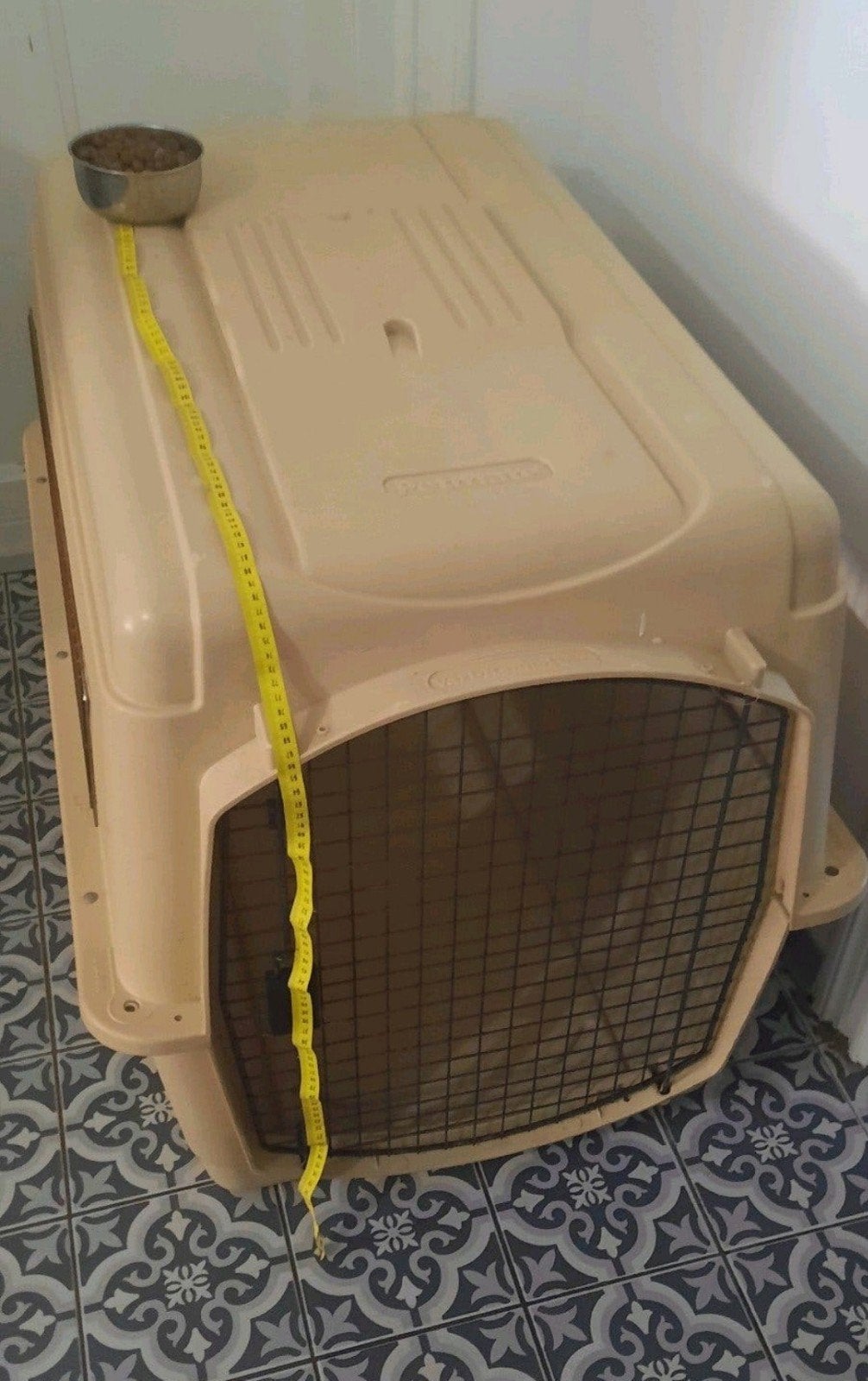 Bench transport reiskooi kennel XXL, Dieren en Toebehoren, Ophalen, Gebruikt