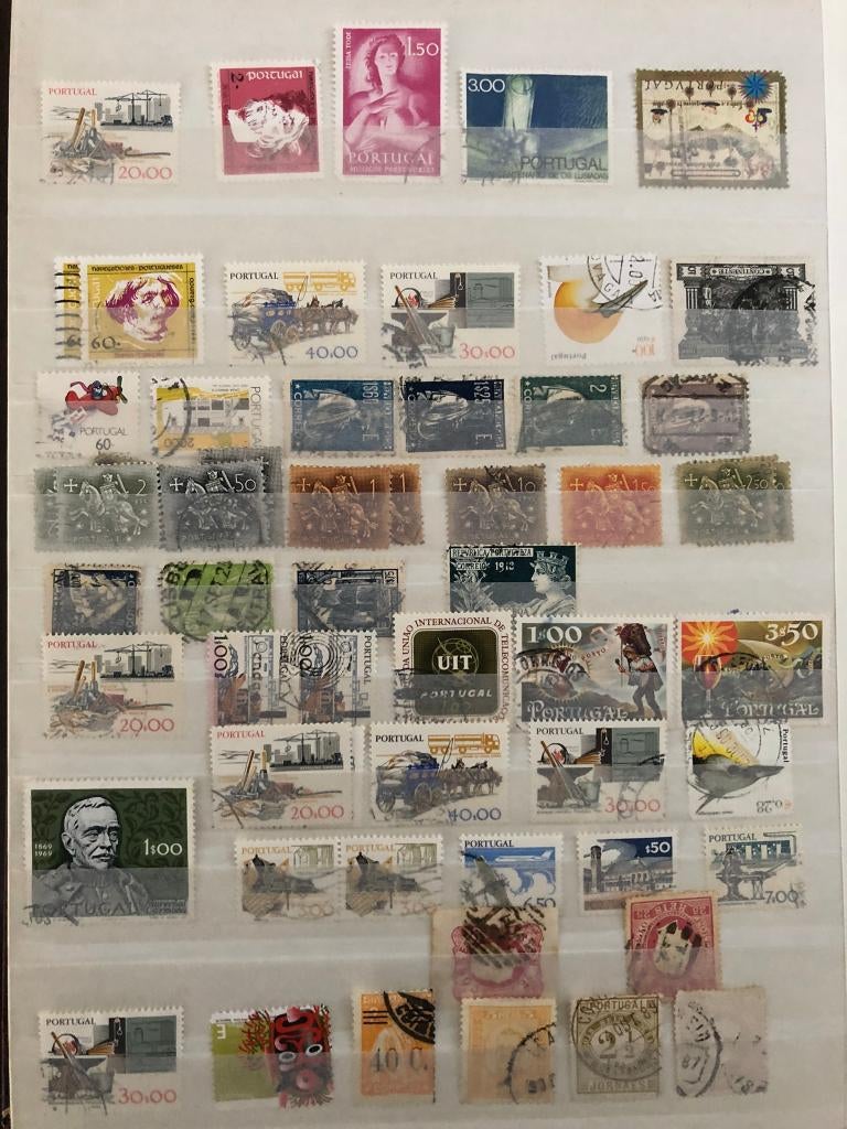 Timbres du Portugal, Enlèvement ou Envoi, Affranchi