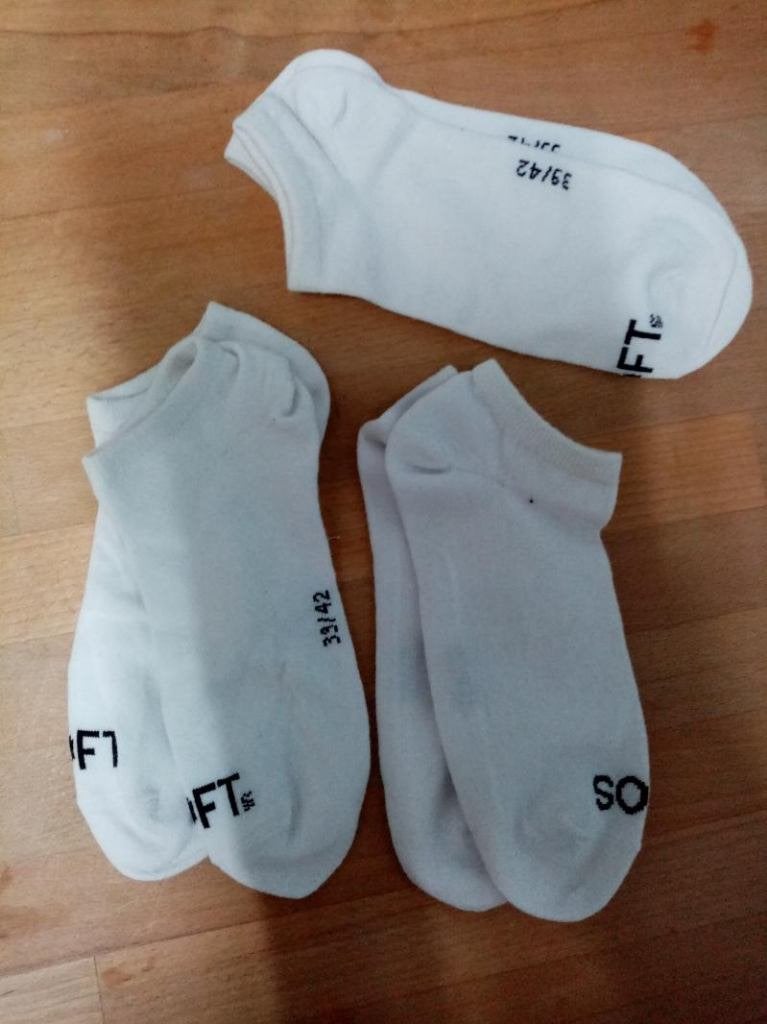 Soft : 3 paar nieuw wit sneakersokjes lage sokken , 39-42, Kleding | Dames, Sokken en Kousen, Nieuw, Ophalen of Verzenden, Maat 39 t/m 42