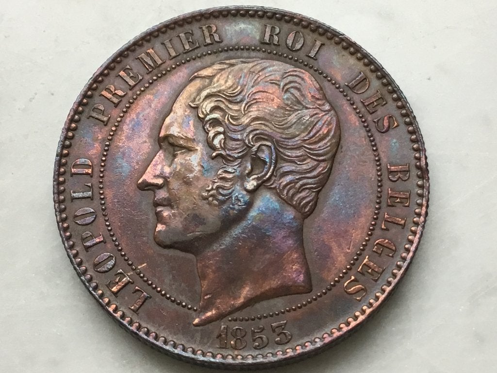 Leopold I 10 centimes  1853 Huwelijk, Ophalen of Verzenden