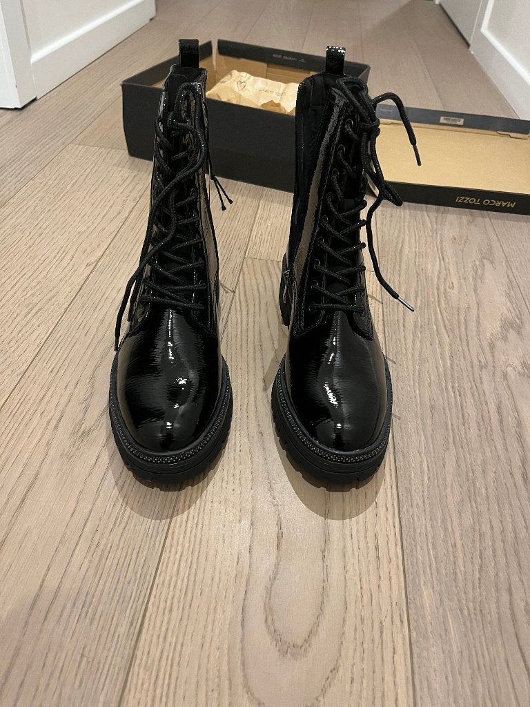 Bottines Femme MARCO TOZZI-Neuf-taille 41-42- jamais porté, Ophalen, Zwart, Lage of Enkellaarzen, Nieuw