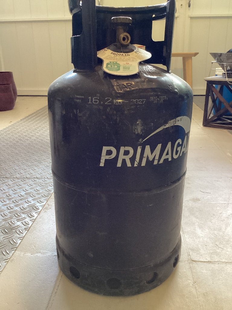 Gasfles, Ophalen, Gebruikt