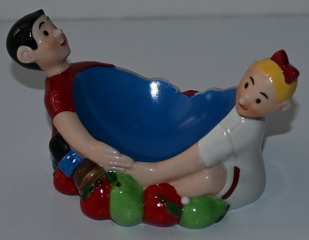 Suske & Wiske / Met glas / Nieuw in verpakking / 12 x 13 cm, Collections, Envoi, Bob et Bobette, Neuf, Statue ou Figurine