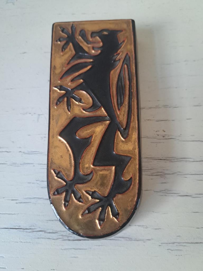 Wand decoratie Vlaamse Leeuw in keramiek, Ophalen of Verzenden