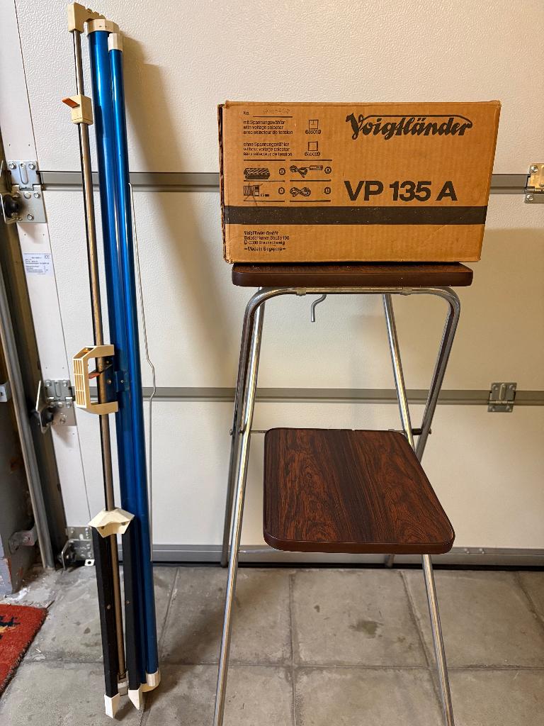 Voigtländer diaprojector en toebehoren, Enlèvement, Utilisé, Avec écran