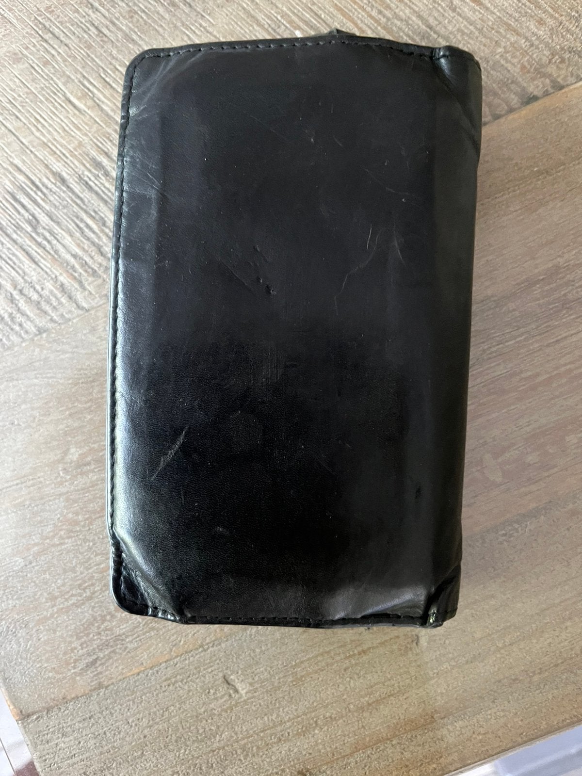 Genuine leather portefeuille veel opbergvakken etc, Overige merken, Wit, Ophalen of Verzenden, Zo goed als nieuw
