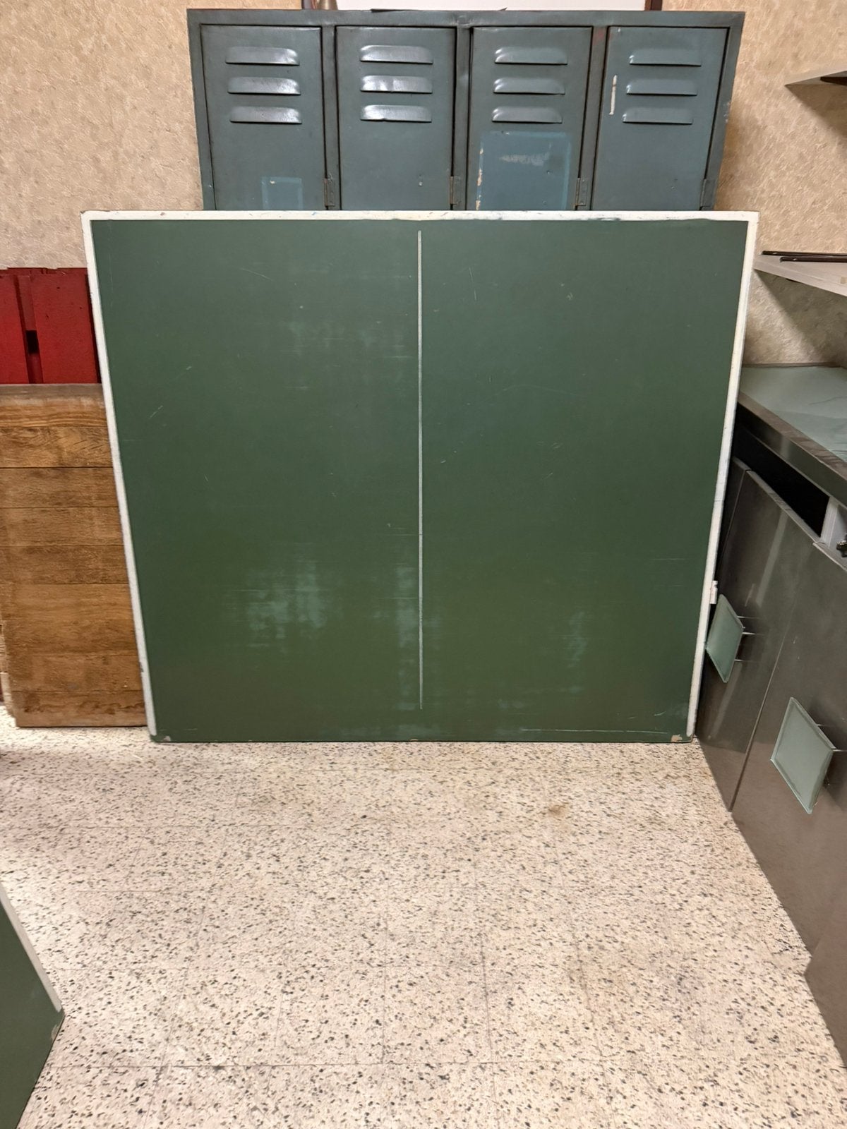 Vintage pingpongtafel, Ophalen, Gebruikt, Tafel Indoor, Wedstrijdformaat
