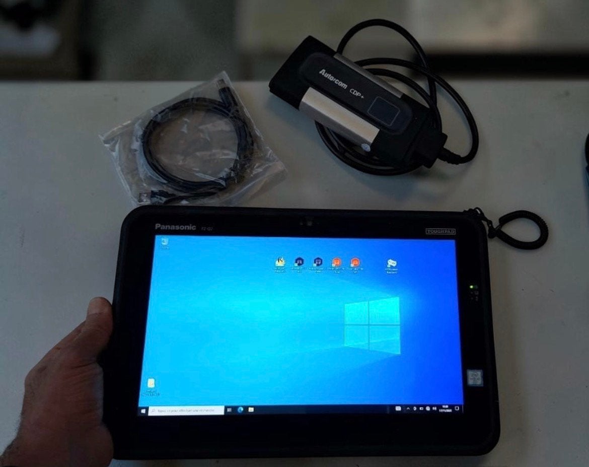 Diagnostische tablet met obd autocom vcds-interface, Ophalen of Verzenden, Zo goed als nieuw