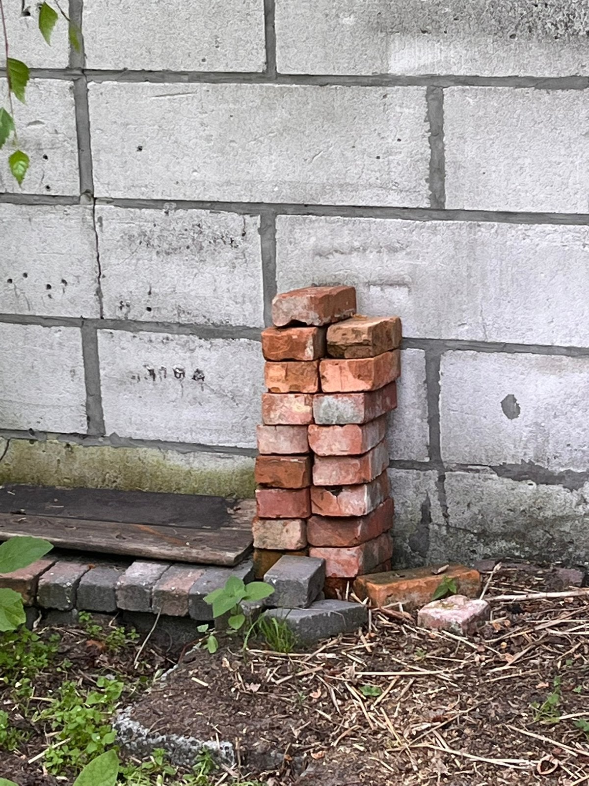Gratis bakstenen, Ophalen, Gebruikt