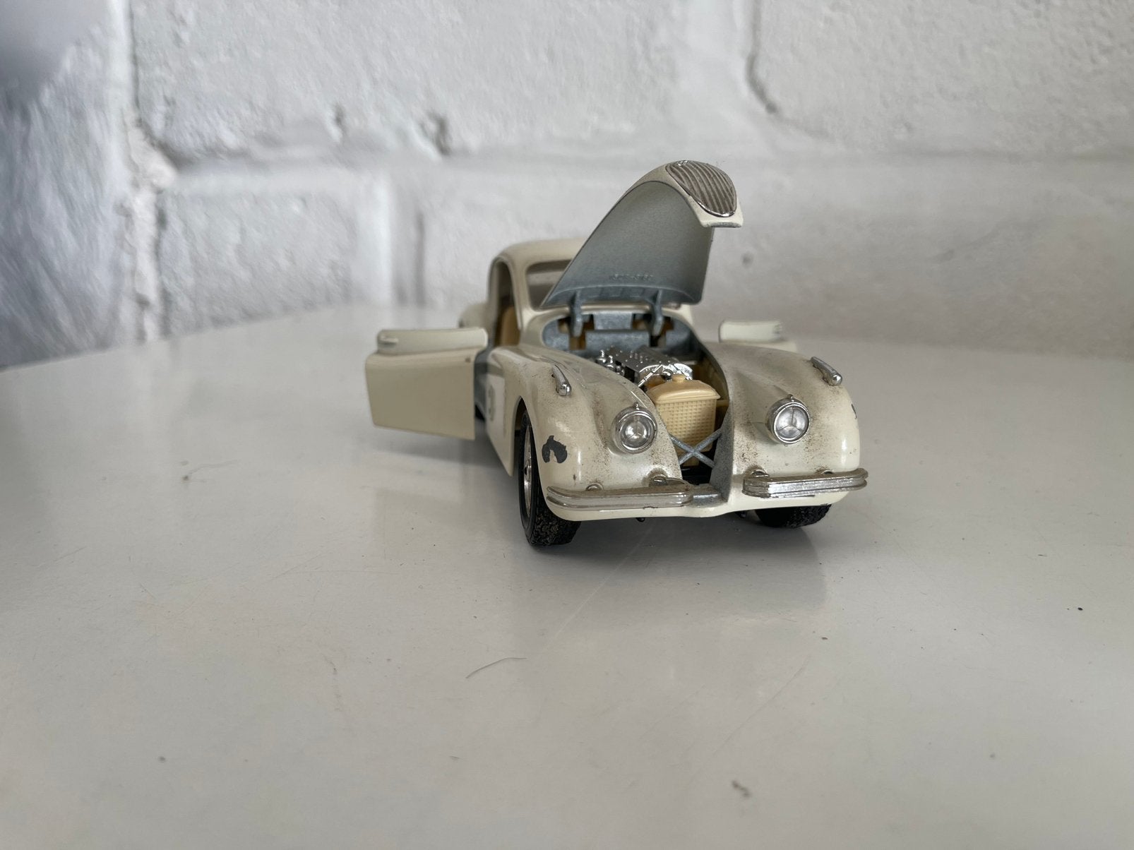 Vintage Bburago 1:24 Jaguar XK 120 Coupé (1948), Ophalen of Verzenden, Auto
