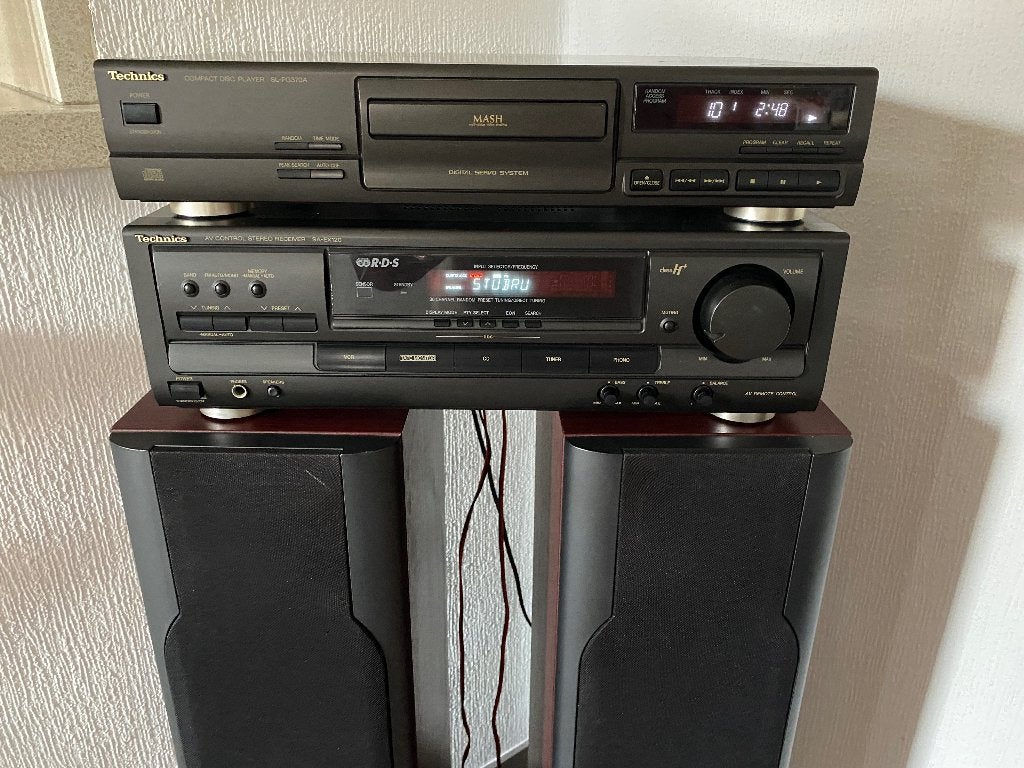 Technics stereo-installatie met Boxen, Ophalen, Zo goed als nieuw, Stereo