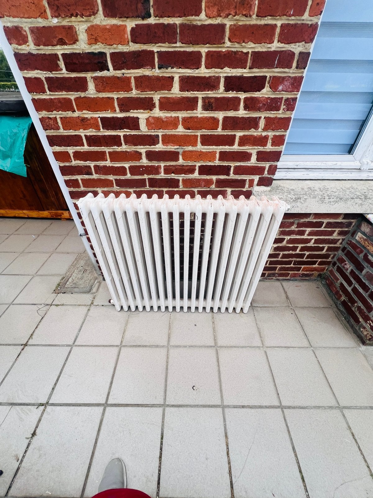 Radiateur ancien en fonte, Bricolage & Construction, Chauffage & Radiateurs, Enlèvement, Comme neuf, Radiateur