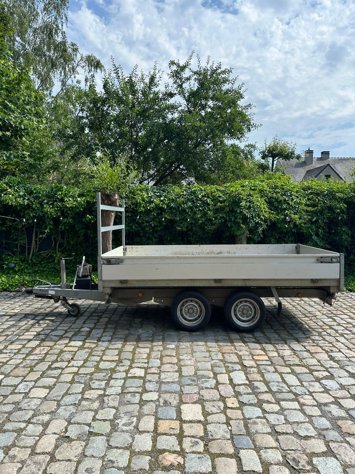 Henra 3-zijdige kipper 2,7T, Auto diversen, Aanhangers en Bagagewagens, Ophalen, Gebruikt
