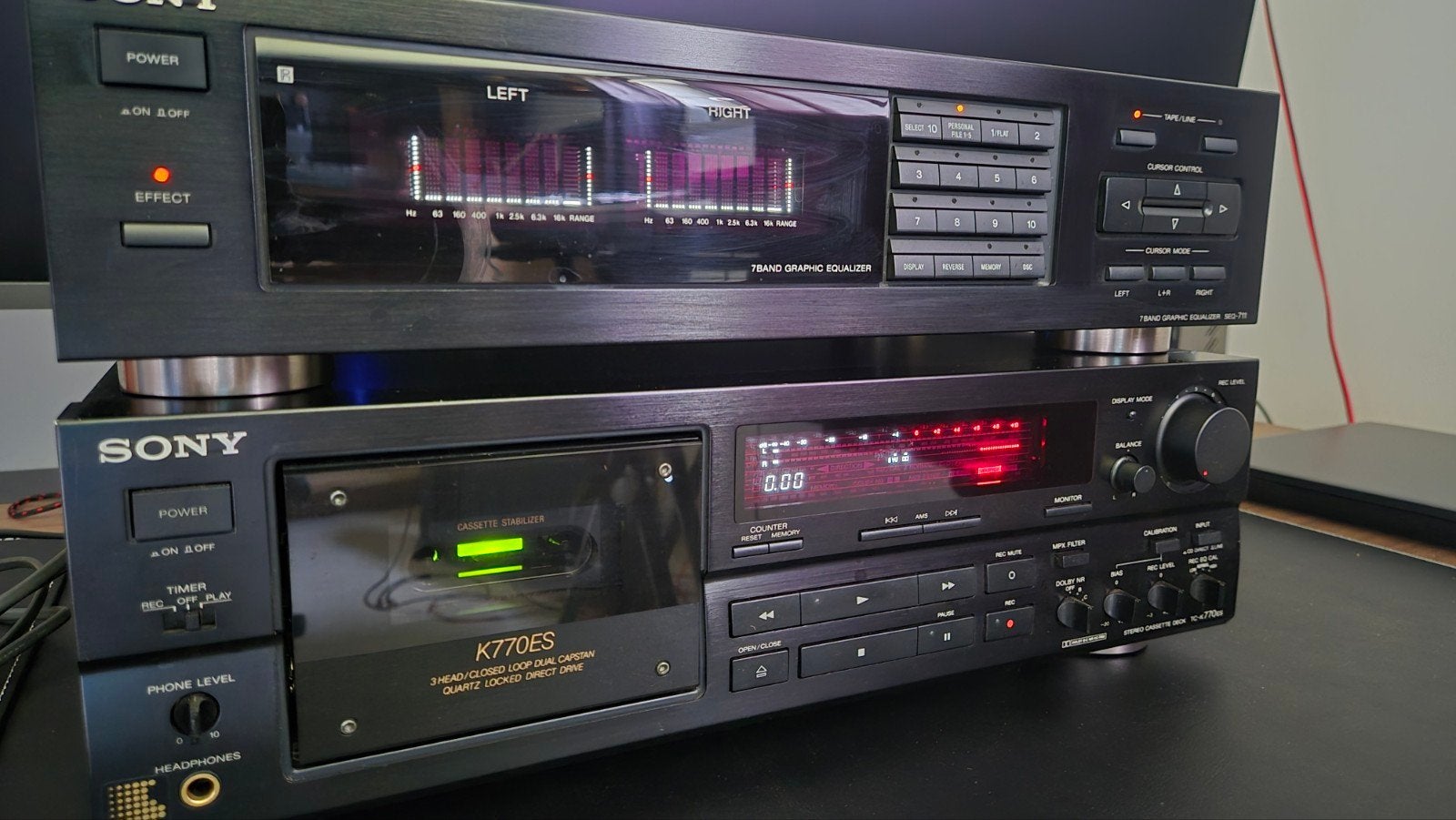 deck k7 et equalizer sony, Enlèvement ou Envoi, Sony