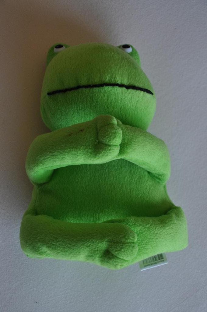 Knuffel pluchen kikker om aan park te hangen, Enfants & Bébés, Jouets | Peluches, Autres marques, Enlèvement, Utilisé, Petit (moins de 20 cm)
