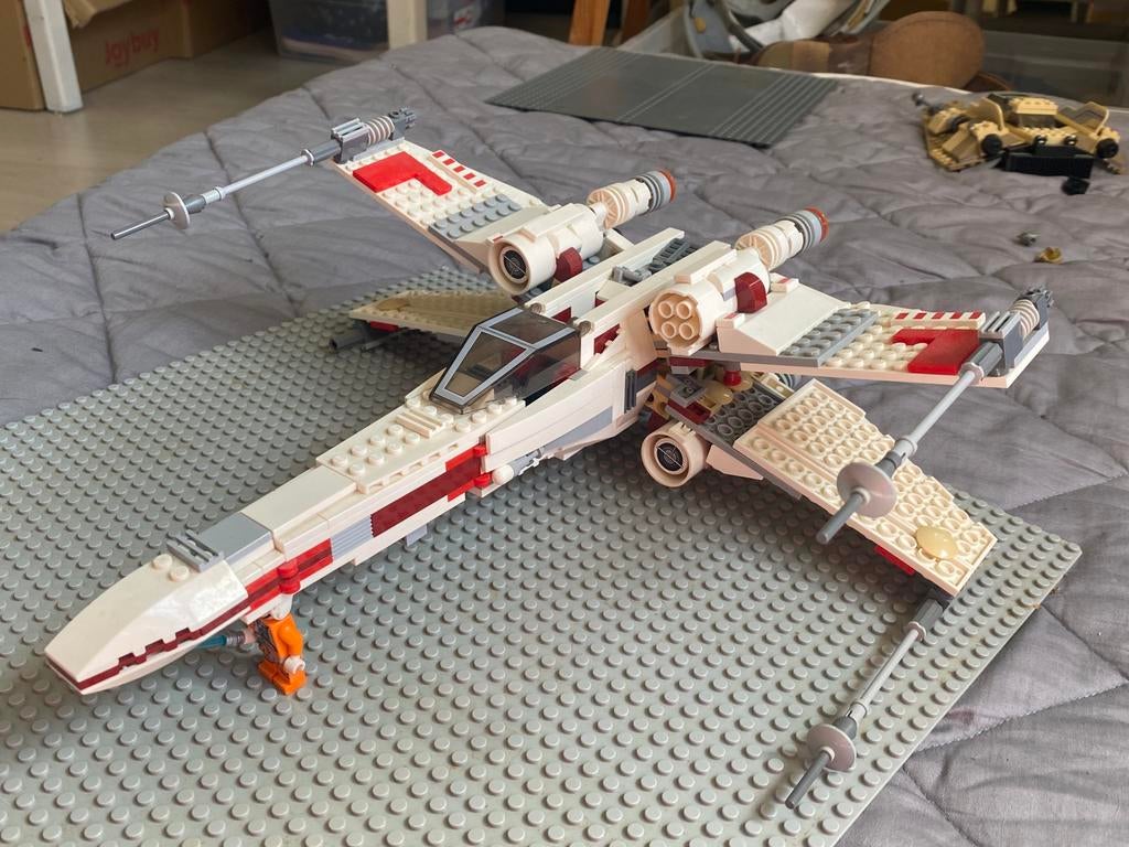 Lego star wars x wing met Luke, Verzenden, Gebruikt, Overige typen