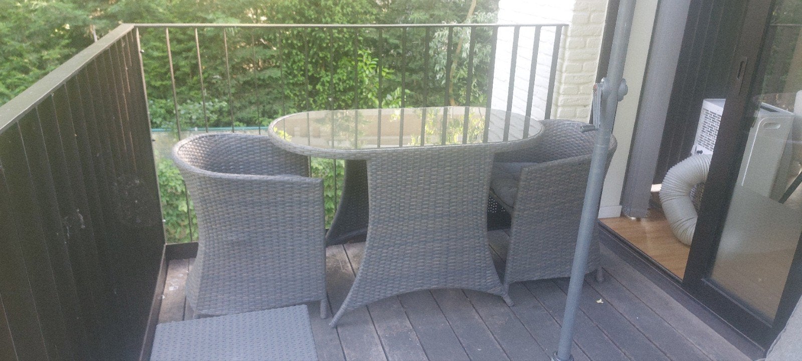 Tuin tafel met 2 stoelen, Enlèvement