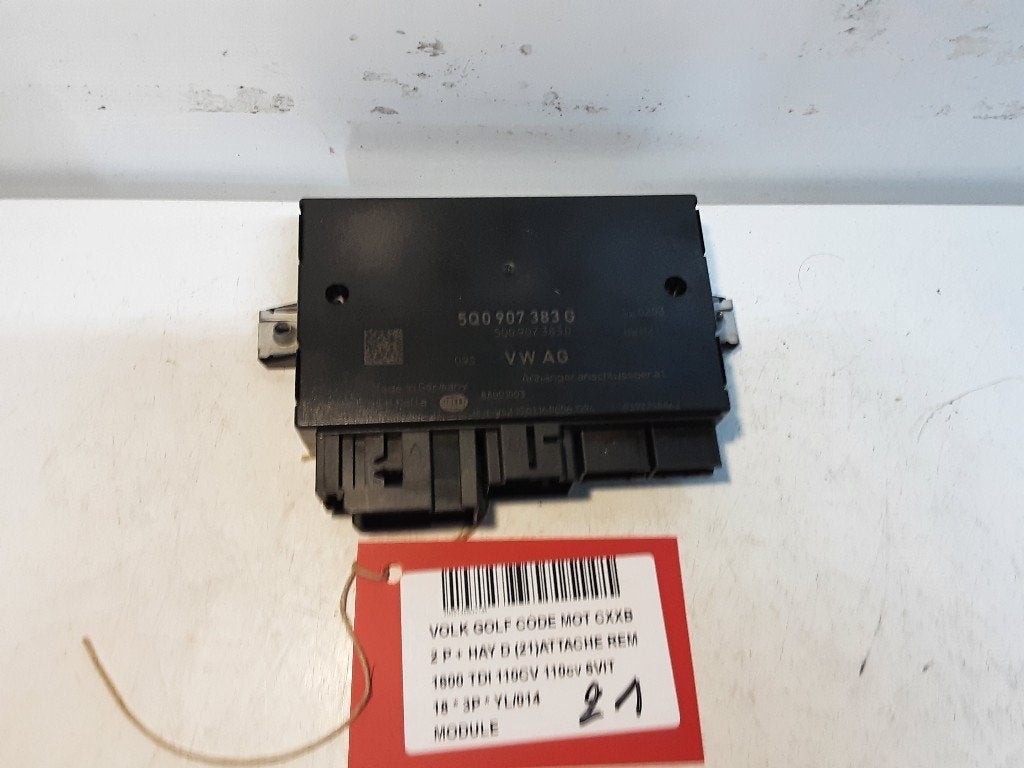 UNITE ELECTRONIQUE Volkswagen Golf VII (AUA) (5Q0907383G), Volkswagen, Mevr. I. Hauben, Utilisé, Rue de l'Espoir 34 34
4030  GRIVEGNÉE, BE