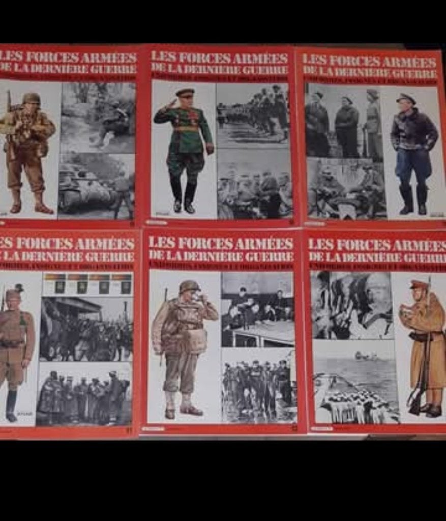 Revues " les forces armées de la dernière guerre", Collections, Objets militaires | Général, Enlèvement ou Envoi, Livre ou Revue