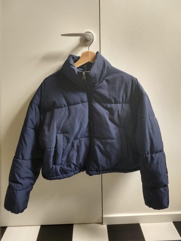 winterjas H&M maat S, Ophalen, H&M, Blauw, Nieuw
