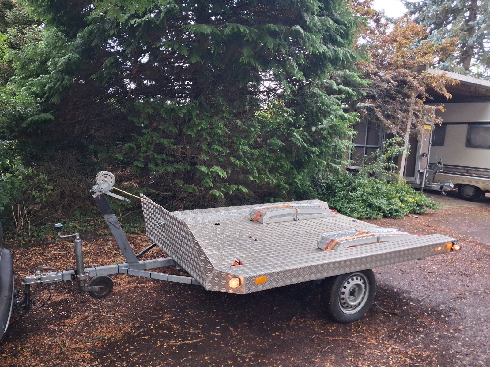 motoraanhangwagen, Auto diversen, Aanhangers en Bagagewagens, Ophalen, Gebruikt