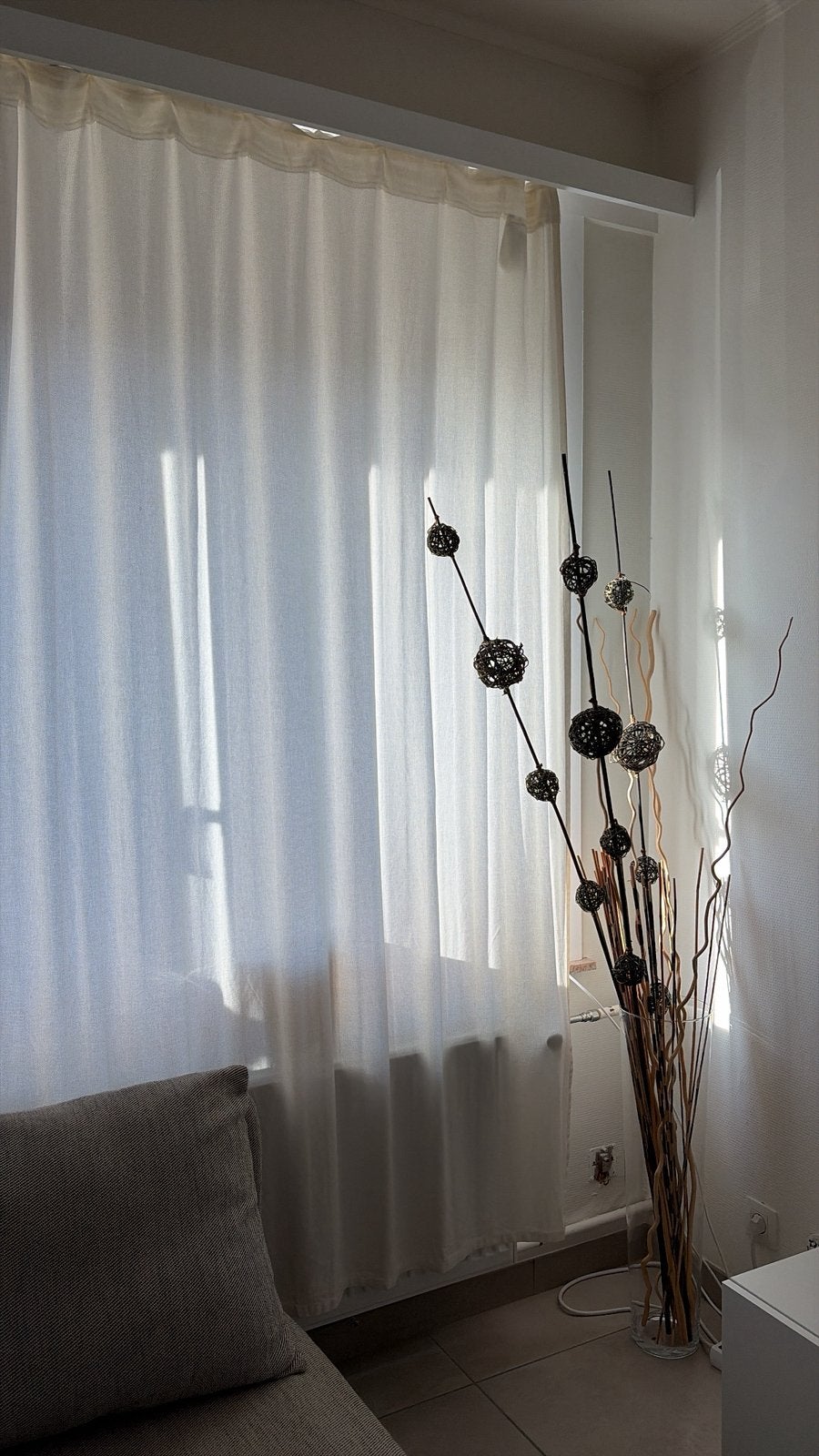 Rideaux blanc Ikea, Enlèvement, Comme neuf, Blanc