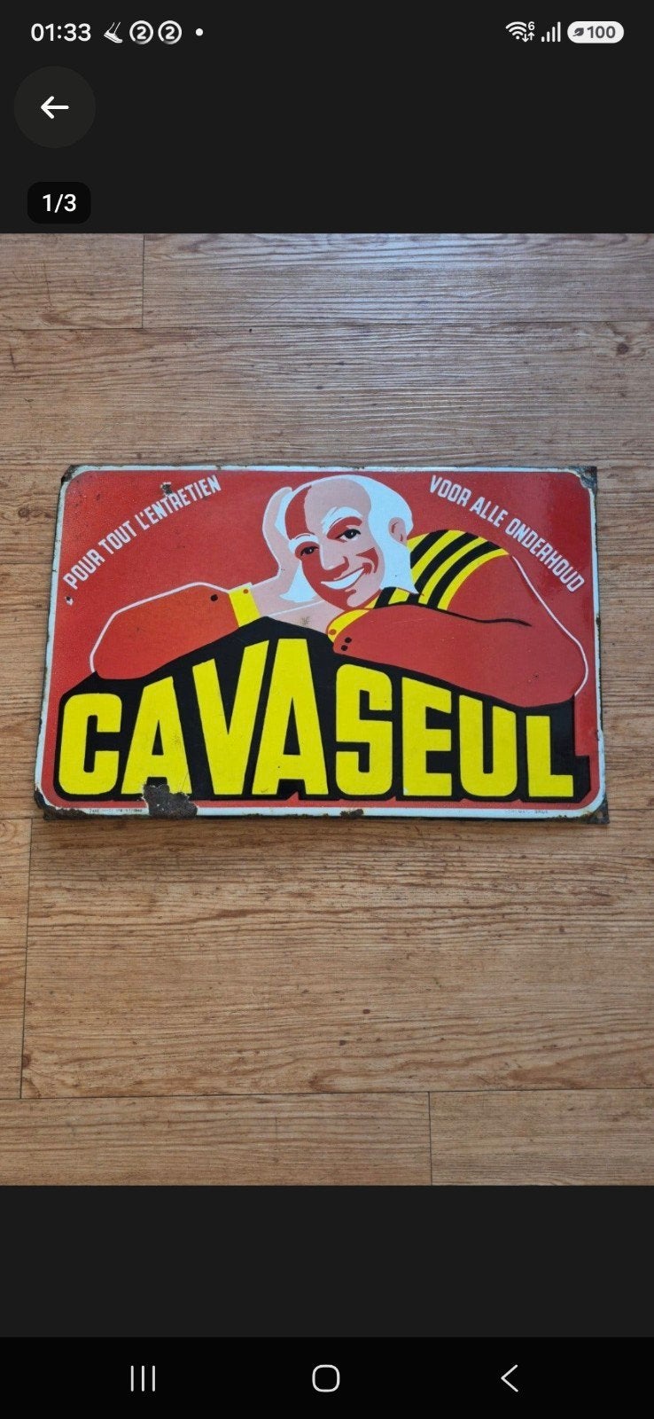 cava seul  emaile bord, Verzamelen, Ophalen of Verzenden